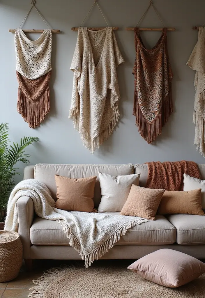 50 Aesthetic Living Room Ideas That You’ll Want to Try Right Now 13 50 Aesthetic Living Room Ideas That You’ll Want to Try Right Now - 13. Dynamic Layering with Textiles