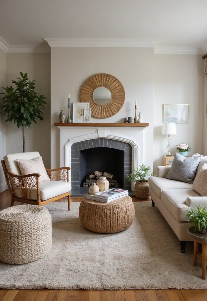 50 Aesthetic Living Room Ideas That You’ll Want to Try Right Now 25 50 Aesthetic Living Room Ideas That You’ll Want to Try Right Now - 23. Cozy Fireplaces and Hearths
