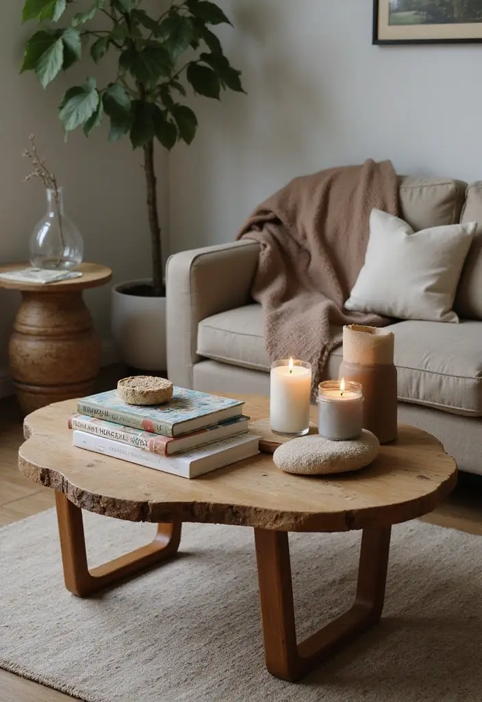 50 Aesthetic Living Room Ideas That You’ll Want to Try Right Now 28 50 Aesthetic Living Room Ideas That You’ll Want to Try Right Now - 26. Creative Coffee Table Arrangements