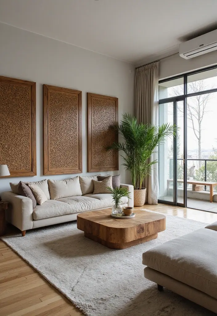 50 Aesthetic Living Room Ideas That You’ll Want to Try Right Now 35 50 Aesthetic Living Room Ideas That You’ll Want to Try Right Now - 33. Unique Room Dividers