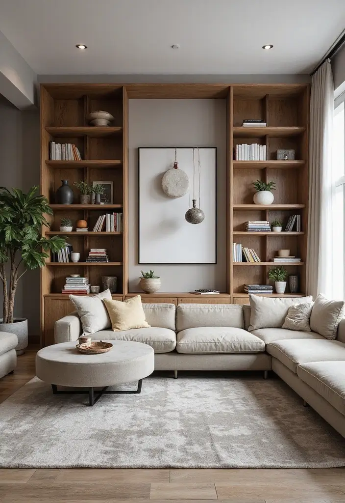 50 Aesthetic Living Room Ideas That You’ll Want to Try Right Now 44 50 Aesthetic Living Room Ideas That You’ll Want to Try Right Now - 40. Emphasizing Vertical Space