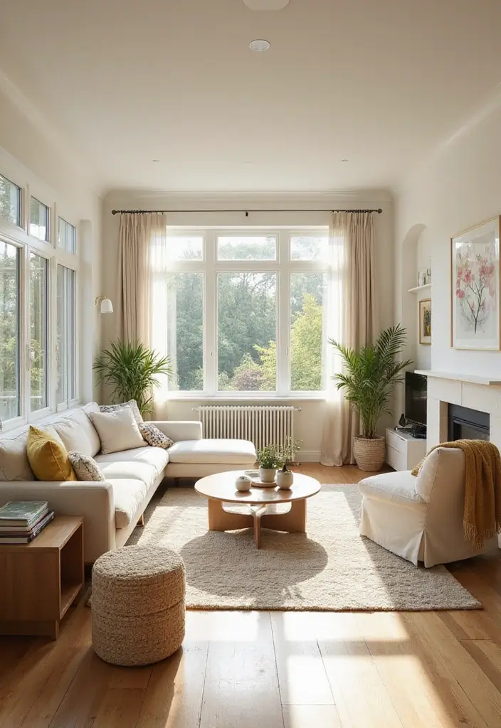50 Aesthetic Living Room Ideas That You’ll Want to Try Right Now 45 50 Aesthetic Living Room Ideas That You’ll Want to Try Right Now - 41. Embrace Natural Light