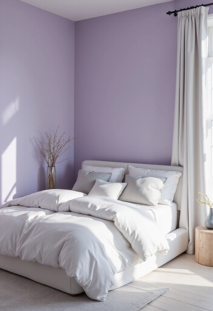 50 Beautiful Paint Colors for Bedroom Walls That Create a Relaxing Vibe 2 50 Beautiful Paint Colors for Bedroom Walls That Create a Relaxing Vibe - 2. Soft Lavender