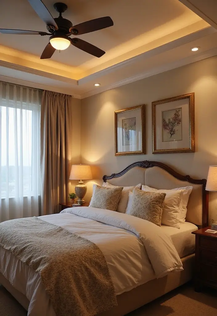 50 Bedroom Ceiling Design Ideas Perfect for a Stylish Fall Refresh 12 50 Bedroom Ceiling Design Ideas Perfect for a Stylish Fall Refresh - 12. Recessed Lighting