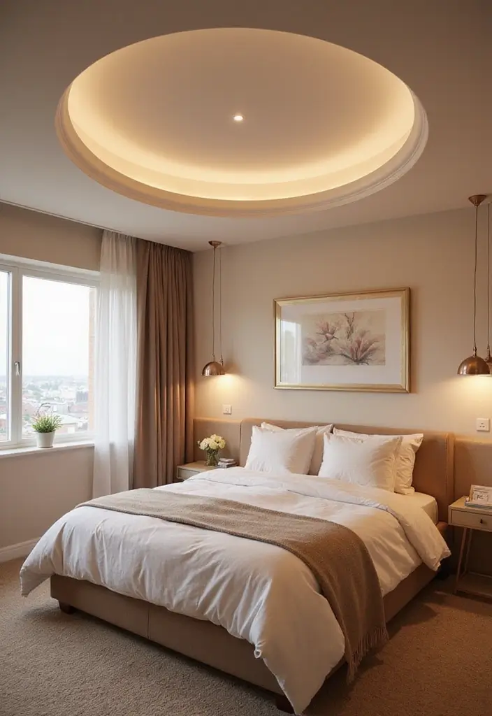 50 Bedroom Ceiling Design Ideas Perfect for a Stylish Fall Refresh 15 50 Bedroom Ceiling Design Ideas Perfect for a Stylish Fall Refresh - 15. Curved Ceiling Designs