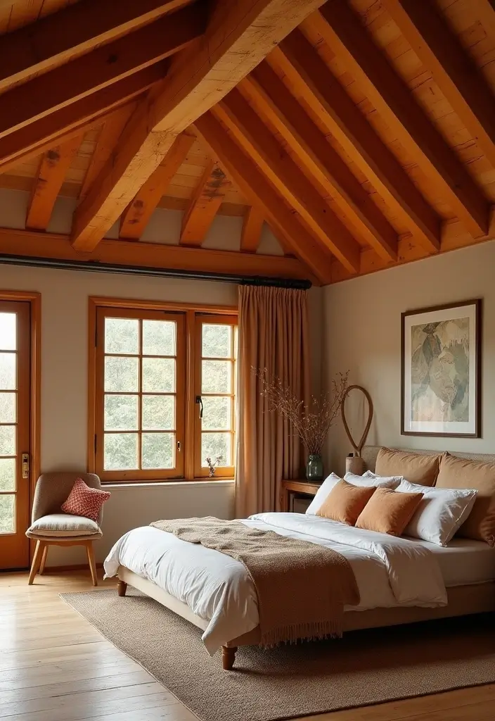 50 Bedroom Ceiling Design Ideas Perfect for a Stylish Fall Refresh 28 50 Bedroom Ceiling Design Ideas Perfect for a Stylish Fall Refresh - 26. Ceiling Beam Paint