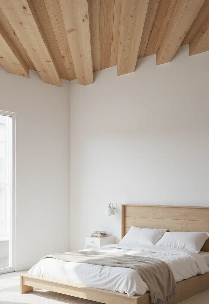 50 Bedroom Ceiling Design Ideas Perfect for a Stylish Fall Refresh 40 50 Bedroom Ceiling Design Ideas Perfect for a Stylish Fall Refresh - 36. Simple Wooden Panels