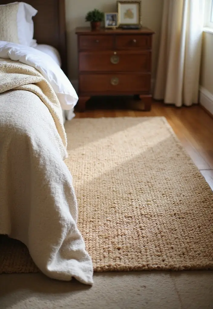 50 Bedroom Decor Ideas to Upgrade Your Room Without a Full Makeover 11 50 Bedroom Decor Ideas to Upgrade Your Room Without a Full Makeover - 11. Textured Rugs