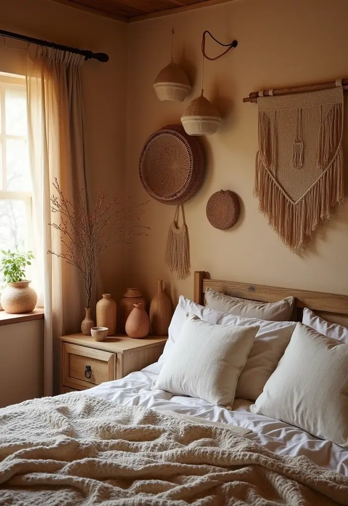 50 Bedroom Decor Ideas to Upgrade Your Room Without a Full Makeover 31 50 Bedroom Decor Ideas to Upgrade Your Room Without a Full Makeover - 29. Handcrafted Decor