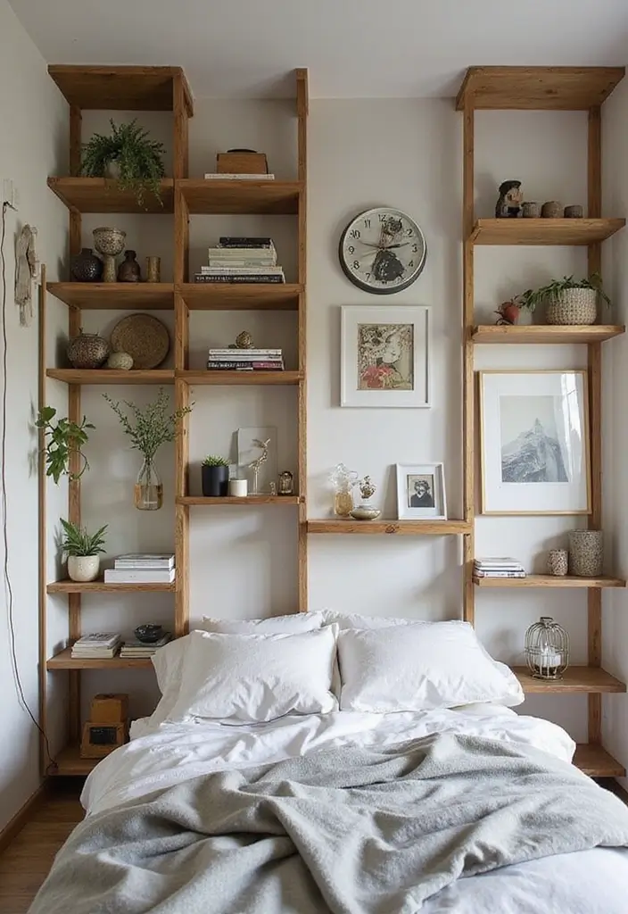 50 Bedroom Decor Ideas to Upgrade Your Room Without a Full Makeover 40 50 Bedroom Decor Ideas to Upgrade Your Room Without a Full Makeover - 36. Utilize Vertical Space