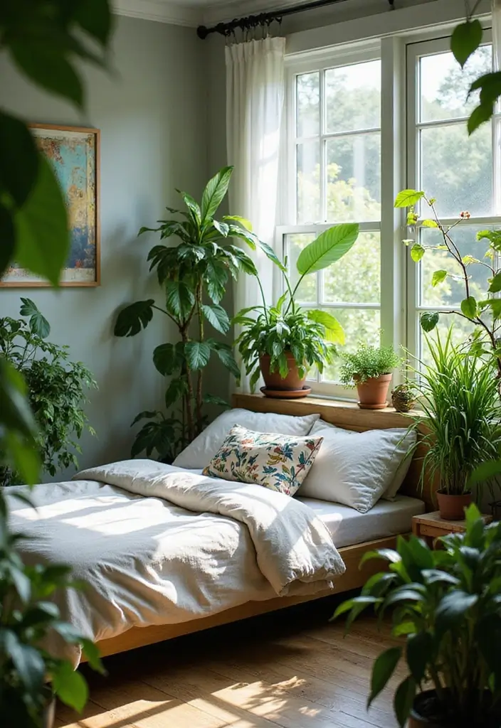 50 Bedroom Decor Ideas to Upgrade Your Room Without a Full Makeover 54 50 Bedroom Decor Ideas to Upgrade Your Room Without a Full Makeover - 50. Lush Greenery