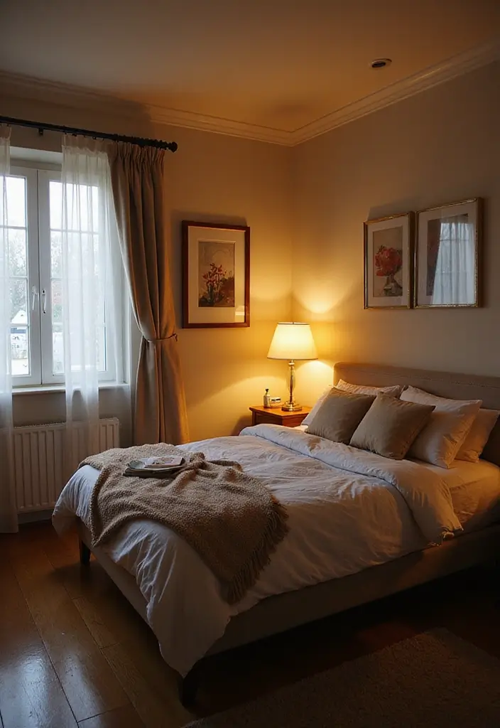50 Bedroom Ideas for Small Spaces That Make Any Room Feel Bigger 14 50 Bedroom Ideas for Small Spaces That Make Any Room Feel Bigger - 14. Layered Lighting