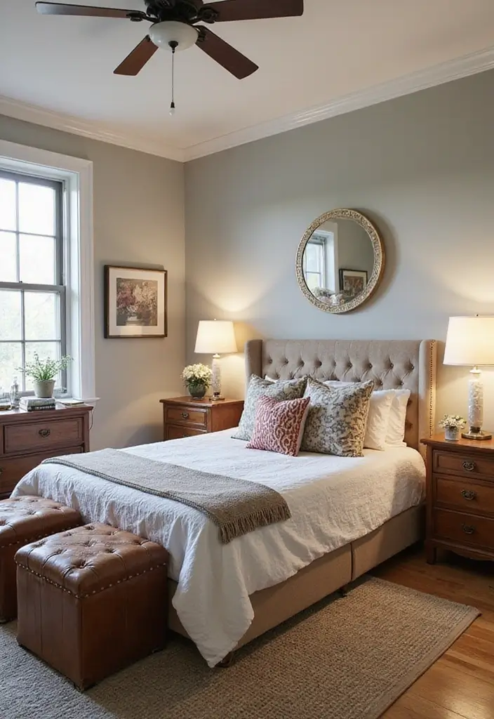 50 Bedroom Ideas for Small Spaces That Make Any Room Feel Bigger 31 50 Bedroom Ideas for Small Spaces That Make Any Room Feel Bigger - 31. Mix and Match Furniture