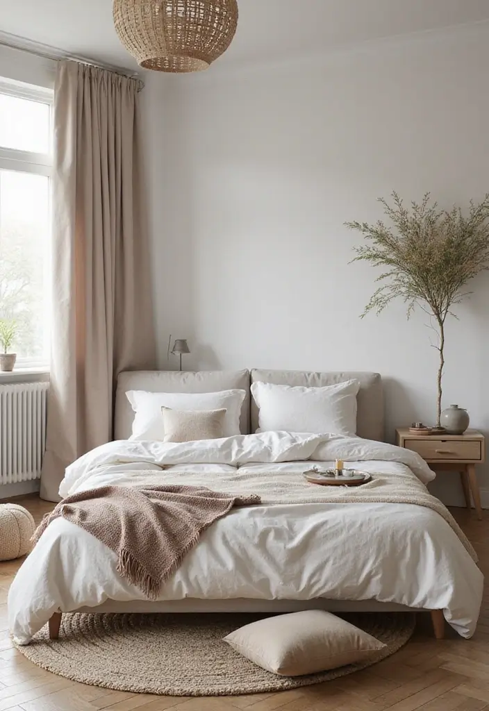 50 Bedroom Ideas for Small Spaces That Make Any Room Feel Bigger 32 50 Bedroom Ideas for Small Spaces That Make Any Room Feel Bigger - 32. Neutral Color Palettes