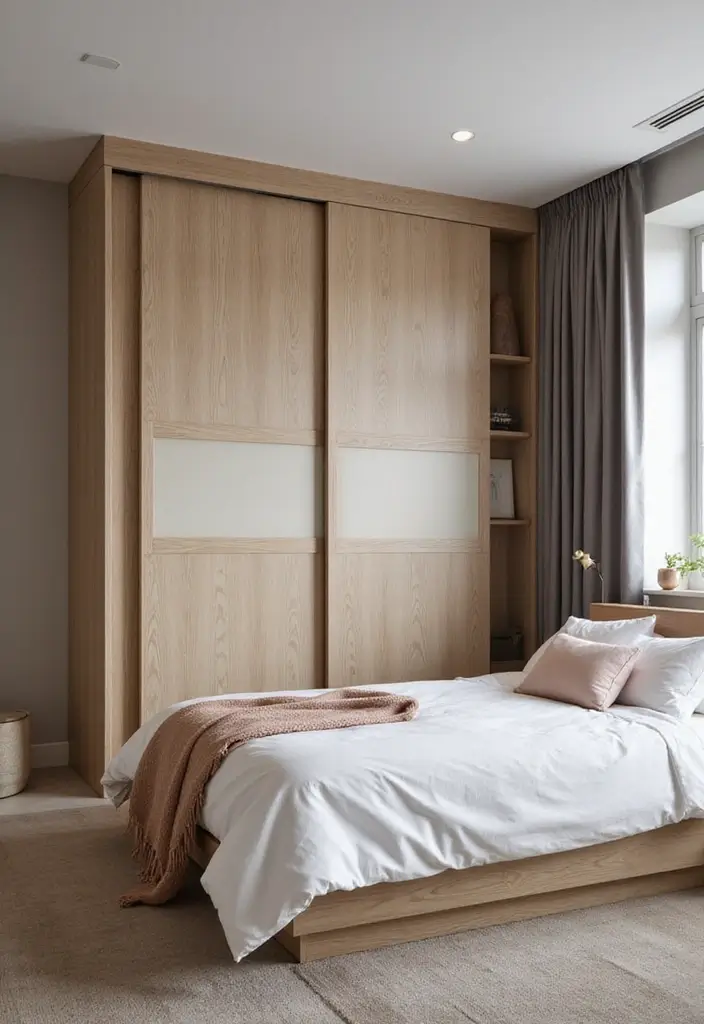 50 Bedroom Ideas for Small Spaces That Make Any Room Feel Bigger 35 50 Bedroom Ideas for Small Spaces That Make Any Room Feel Bigger - 35. Custom Wardrobes