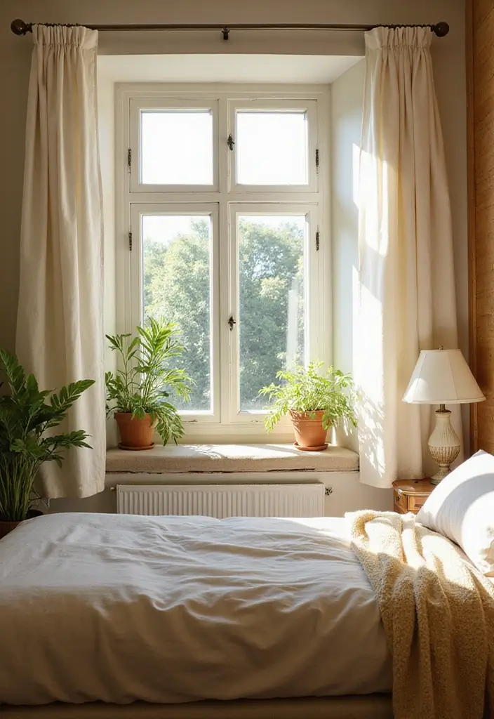 50 Bedroom Ideas for Small Spaces That Make Any Room Feel Bigger 44 50 Bedroom Ideas for Small Spaces That Make Any Room Feel Bigger - 44. Creative Use of Windows