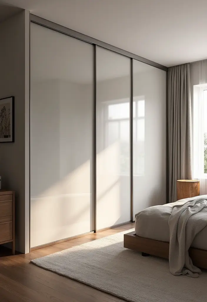 50 Bedroom Ideas for Small Spaces That Make Any Room Feel Bigger 7 50 Bedroom Ideas for Small Spaces That Make Any Room Feel Bigger - 7. Sliding Doors