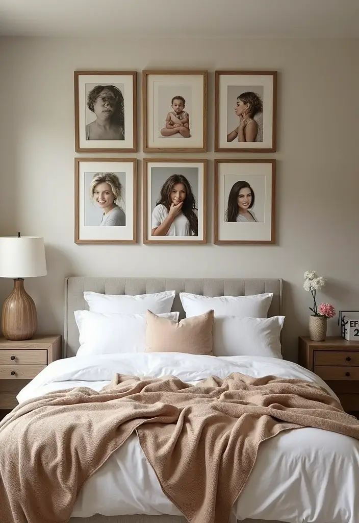 50 Bedroom Wall Poster Ideas for a Personal and Stylish Touch 12 50 Bedroom Wall Poster Ideas for a Personal and Stylish Touch - 12. Personal Photography