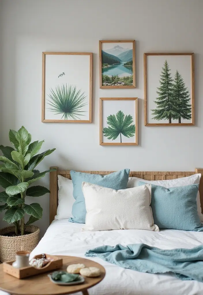50 Bedroom Wall Poster Ideas for a Personal and Stylish Touch 2 50 Bedroom Wall Poster Ideas for a Personal and Stylish Touch - 2. Nature's Serenity