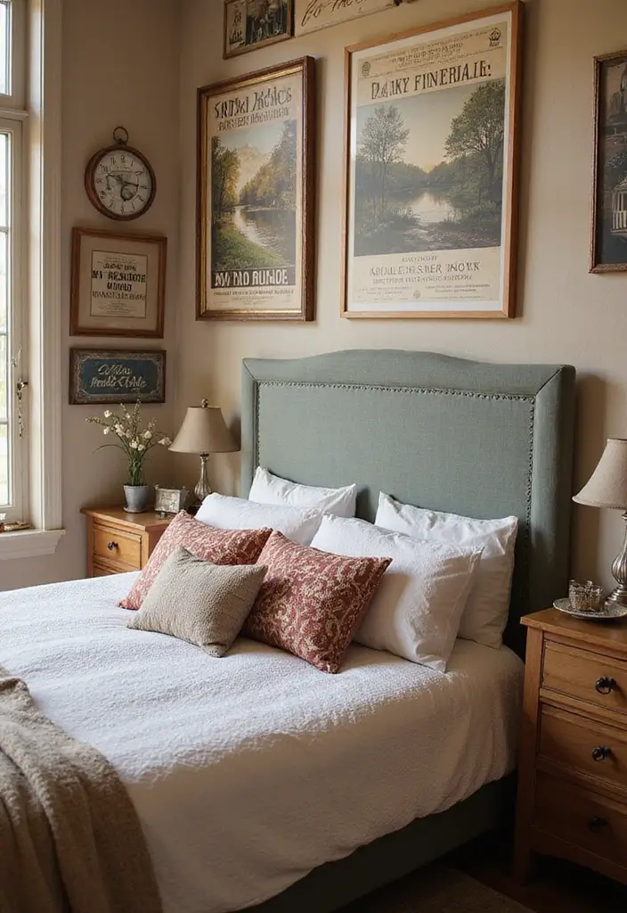 50 Bedroom Wall Poster Ideas for a Personal and Stylish Touch 28 50 Bedroom Wall Poster Ideas for a Personal and Stylish Touch - 26. Southern Comfort