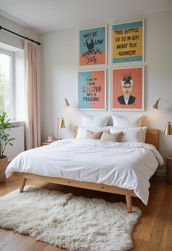 50 Bedroom Wall Poster Ideas for a Personal and Stylish Touch 47 50 Bedroom Wall Poster Ideas for a Personal and Stylish Touch - 43. Smart Humor