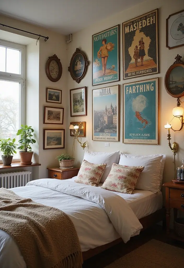50 Bedroom Wall Poster Ideas for a Personal and Stylish Touch 50 50 Bedroom Wall Poster Ideas for a Personal and Stylish Touch - 46. Retro Travel