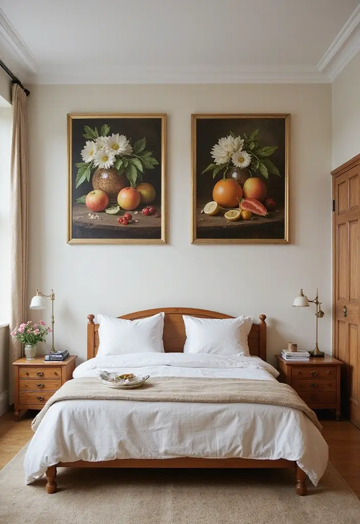 50 Bedroom Wall Poster Ideas for a Personal and Stylish Touch 51 50 Bedroom Wall Poster Ideas for a Personal and Stylish Touch - 47. Artistic Still Life
