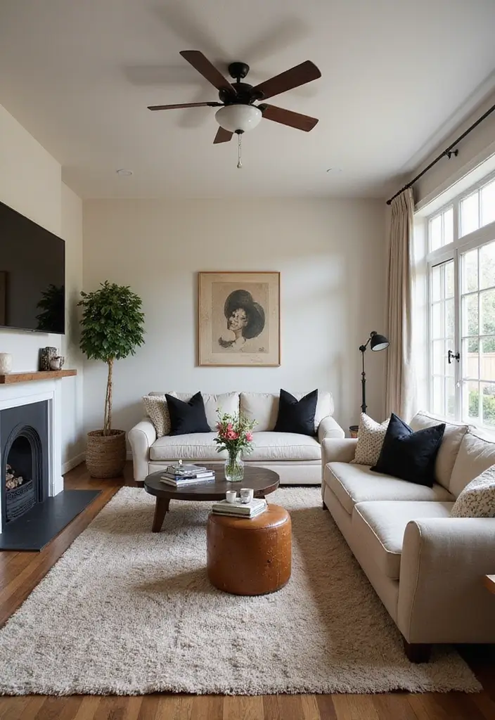 50 Beige and Black Living Room Ideas That Look Sleek and Modern - 42. Celebrating Local Artisans