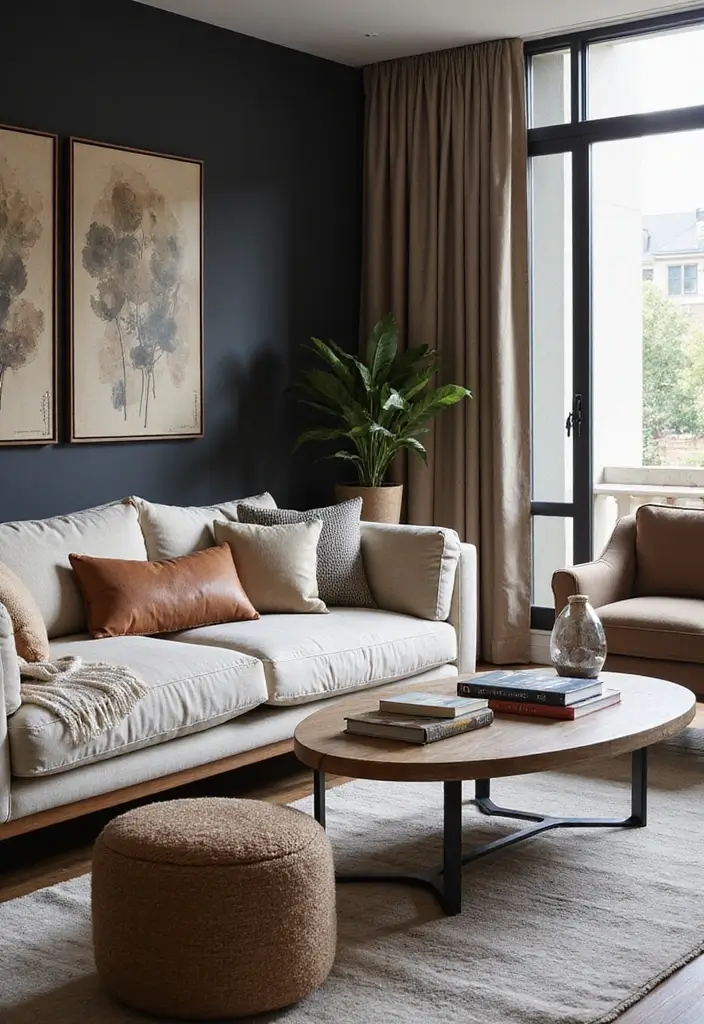 50 Beige and Black Living Room Ideas That Look Sleek and Modern - 46. Versatile Decorating Books