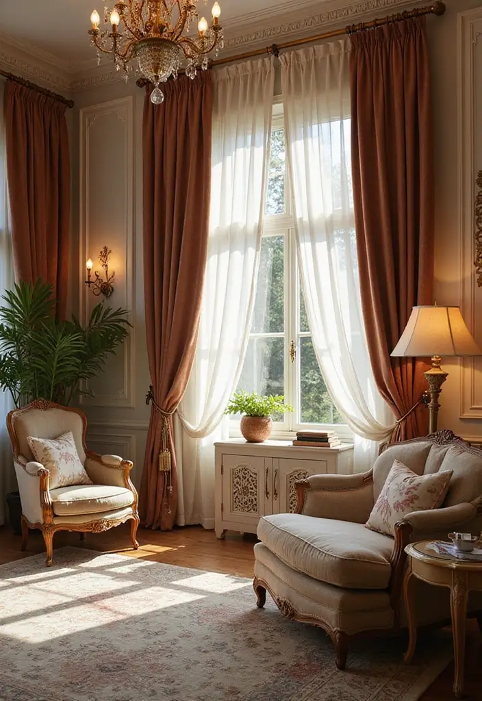 50 Big Living Room Ideas to Make the Most of Your Spacious Home 11 50 Big Living Room Ideas to Make the Most of Your Spacious Home - 11. Elegant Curtains