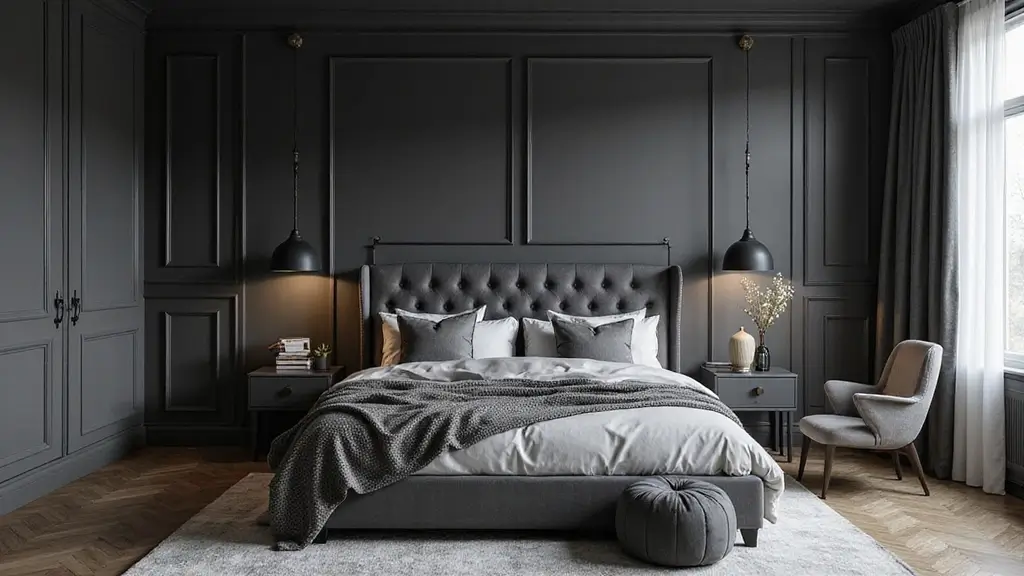 50 Black and Grey Bedroom Ideas That Look Bold and Modern