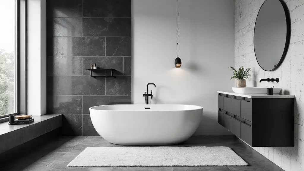 50 Black and White Bathroom Ideas That Feel Chic and Sophisticated