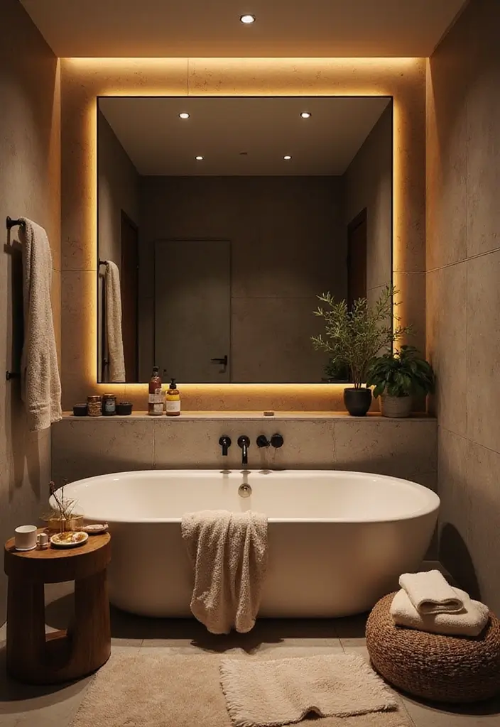 50 Black and White Bathroom Ideas That Feel Chic and Sophisticated - 44. Creative Bathing Spaces