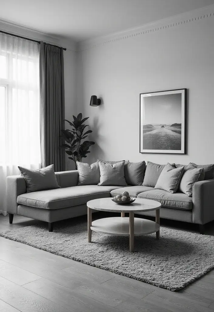 50 Black and White Living Room Ideas That Look Modern and Elegant 47 50 Black and White Living Room Ideas That Look Modern and Elegant - 43. Multi-Functional Furniture