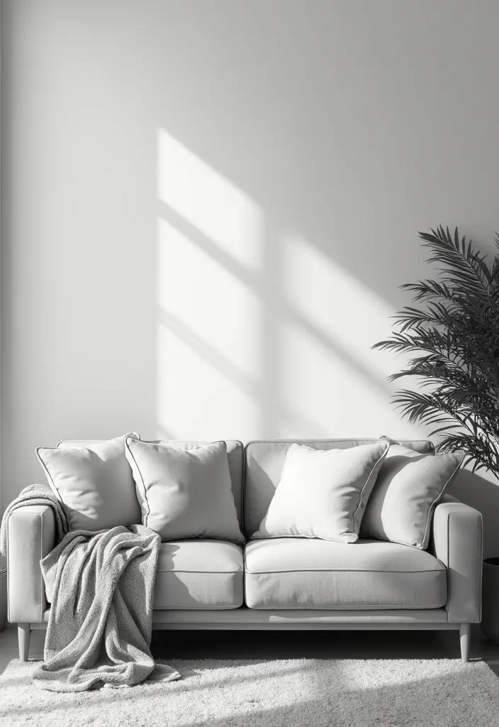 50 Black and White Living Room Ideas That Look Modern and Elegant 54 50 Black and White Living Room Ideas That Look Modern and Elegant - 50. Tranquil Retreat Elements