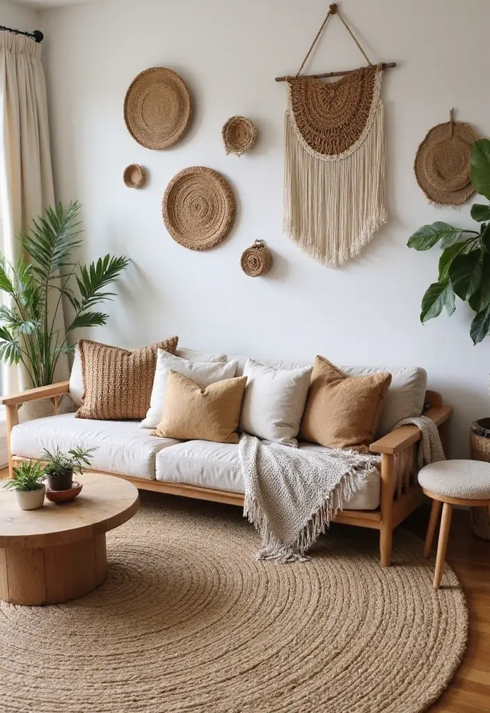 50 Boho Style Living Room Ideas Full of Charm and Character 2 50 Boho Style Living Room Ideas Full of Charm and Character - 2. Layer Textures