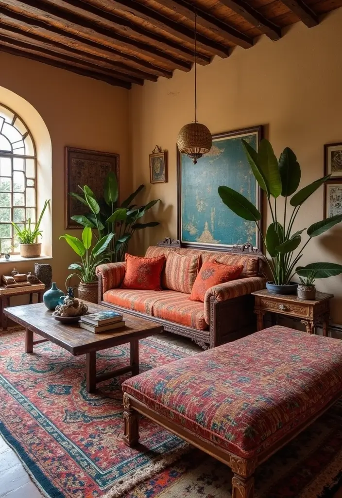50 Boho Style Living Room Ideas Full of Charm and Character 42 50 Boho Style Living Room Ideas Full of Charm and Character - 42. Reimagine Traditional Styles