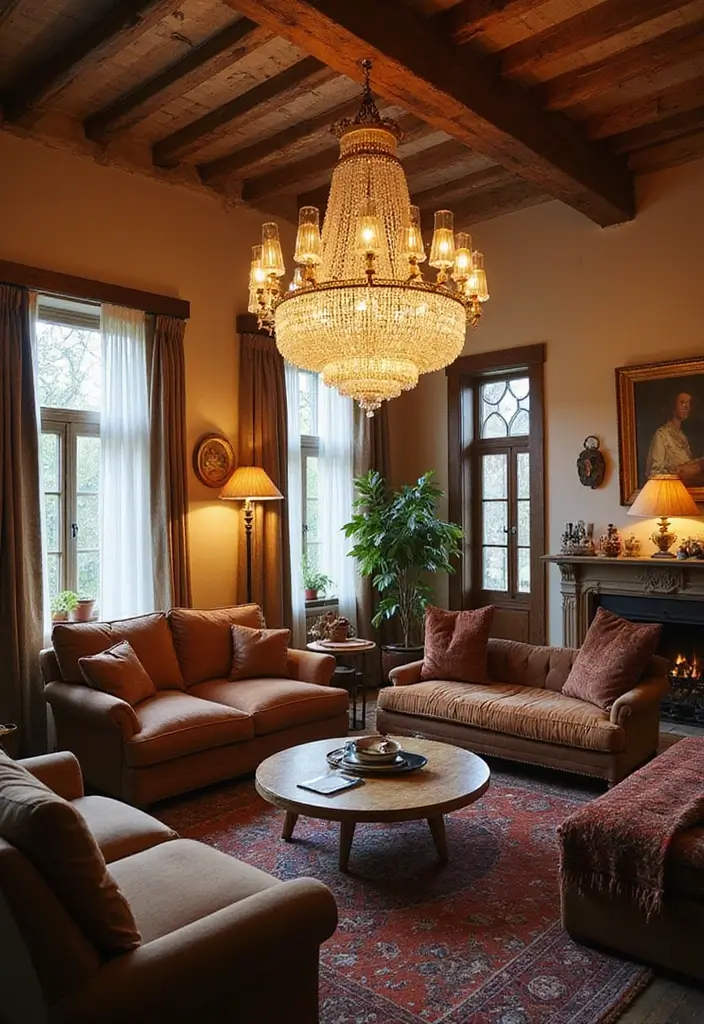 50 Boho Style Living Room Ideas Full of Charm and Character 7 50 Boho Style Living Room Ideas Full of Charm and Character - 7. Statement Lighting