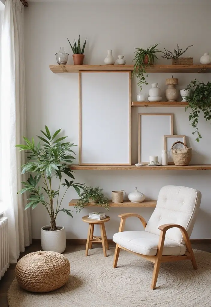 50 Clever Shelf Ideas for Living Rooms That Add Both Style and Storage - 39. Open Shelving Units