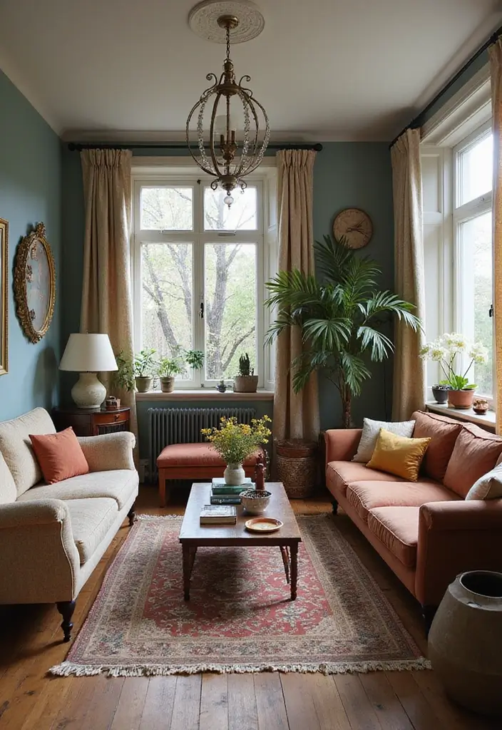 50 Cosy Living Room Ideas That Make Your Home Extra Inviting 10 50 Cosy Living Room Ideas That Make Your Home Extra Inviting - 10. Vintage Finds