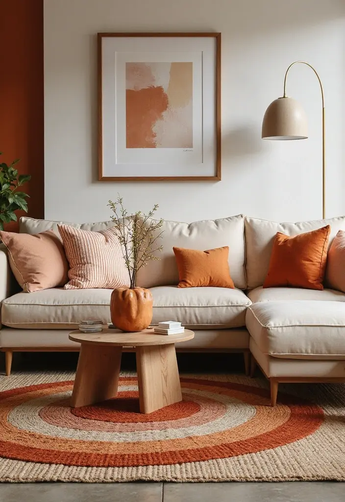 50 Cosy Living Room Ideas That Make Your Home Extra Inviting 17 50 Cosy Living Room Ideas That Make Your Home Extra Inviting - 17. Warm Color Accents