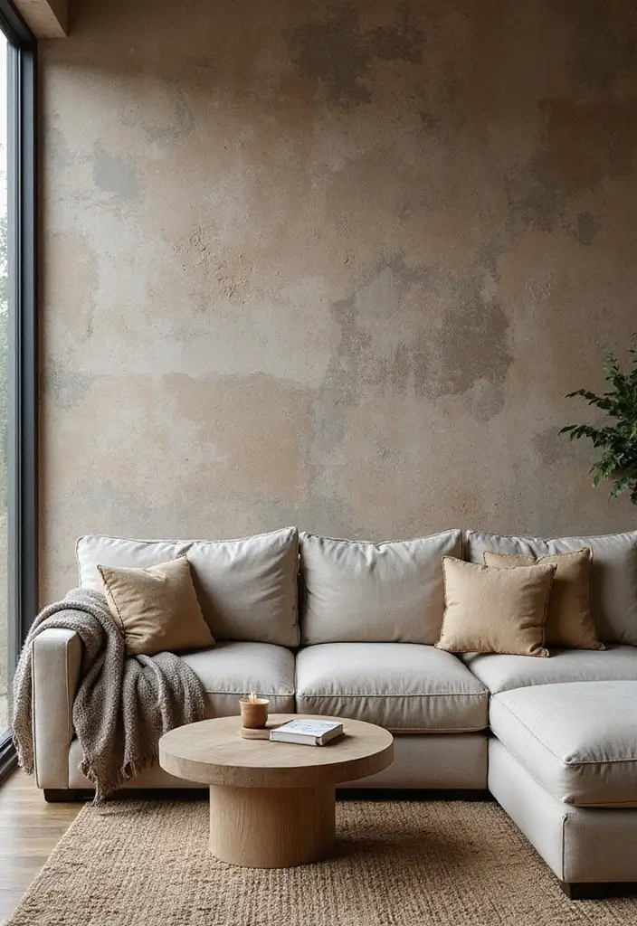 50 Cosy Living Room Ideas That Make Your Home Extra Inviting 51 50 Cosy Living Room Ideas That Make Your Home Extra Inviting - 47. Textured Wall Treatments