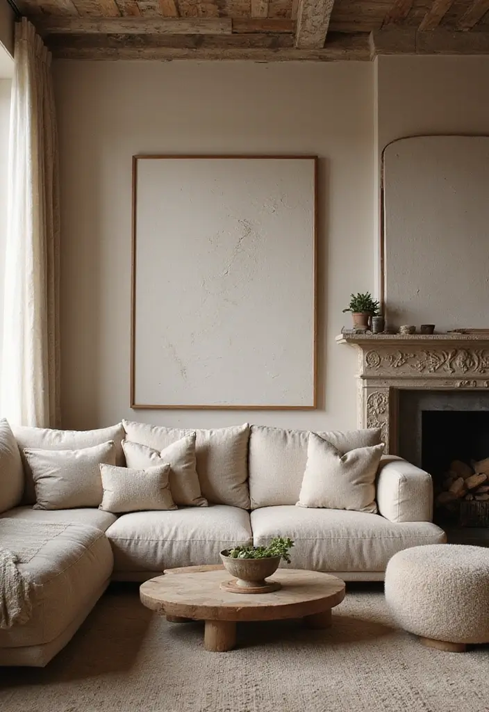 50 Cosy Living Room Ideas That Make Your Home Extra Inviting 54 50 Cosy Living Room Ideas That Make Your Home Extra Inviting - 50. Textural Contrast