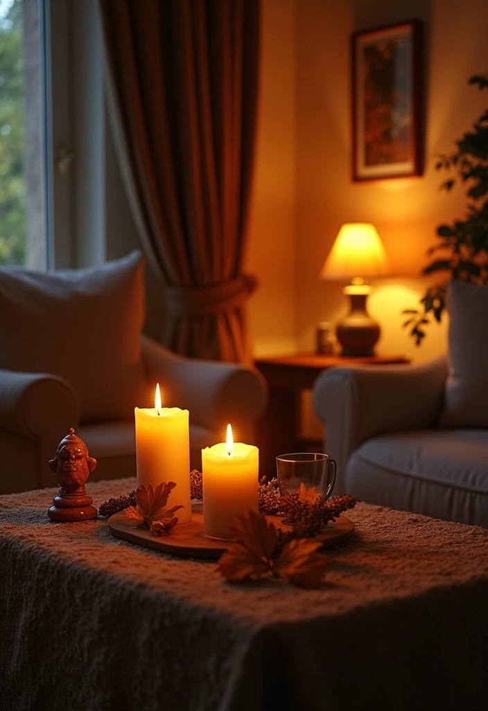 50 Cozy Living Room Ideas You’ll Want to Copy This Season 12 50 Cozy Living Room Ideas You’ll Want to Copy This Season - 12. Warm Lighting with Candles