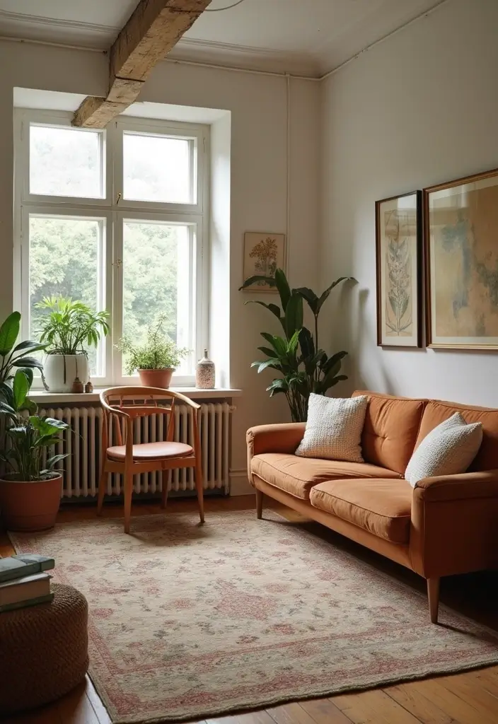 50 Cozy Living Room Ideas You’ll Want to Copy This Season 16 50 Cozy Living Room Ideas You’ll Want to Copy This Season - 16. Vintage Finds for Unique Charm