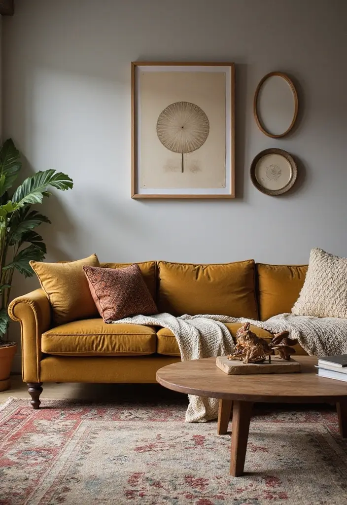 50 Cozy Living Room Ideas You’ll Want to Copy This Season 2 50 Cozy Living Room Ideas You’ll Want to Copy This Season - 2. Layered Textures for Depth