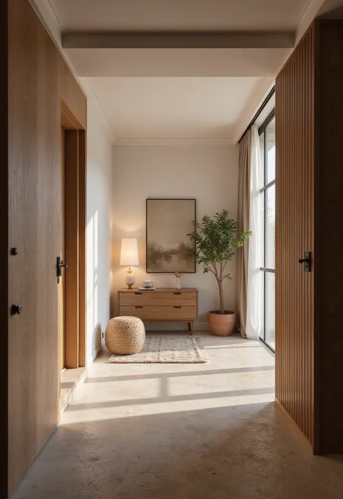 50 Cozy Living Room Ideas You’ll Want to Copy This Season 22 50 Cozy Living Room Ideas You’ll Want to Copy This Season - 22. Greet Guests with a Cozy Entry Area