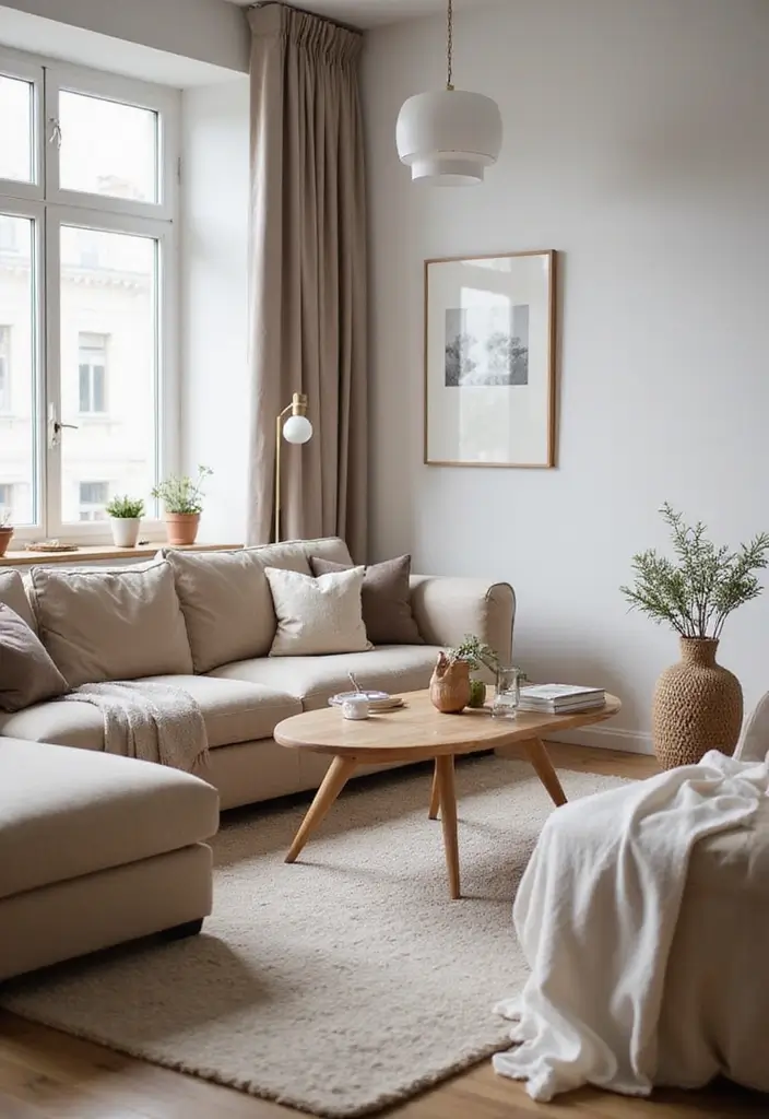 50 Cozy Living Room Ideas You’ll Want to Copy This Season 30 50 Cozy Living Room Ideas You’ll Want to Copy This Season - 30. Category of Minimalism: Scandinavian Style