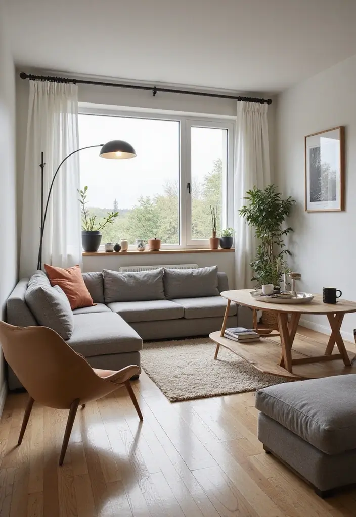 50 Creative Living Room Ideas for Apartments That Feel Spacious and Stylish - 2. Multi-Functional Furniture