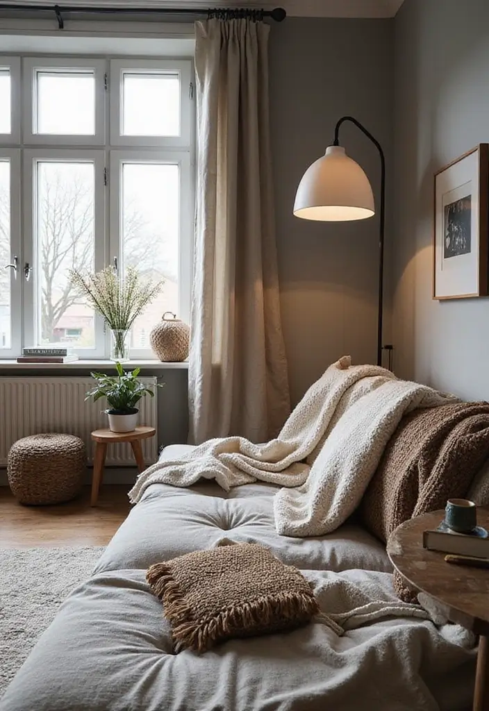 50 Dark Living Room Ideas That Feel Bold and Luxurious 27 50 Dark Living Room Ideas That Feel Bold and Luxurious - 25. Scandinavian Dark Woods